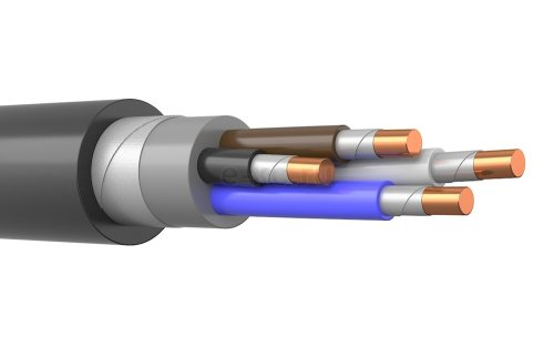 Кабель силовой ВВГнг(А)-FRLS 4х1,5ок(N,PE)-0,66 ГОСТ картинка